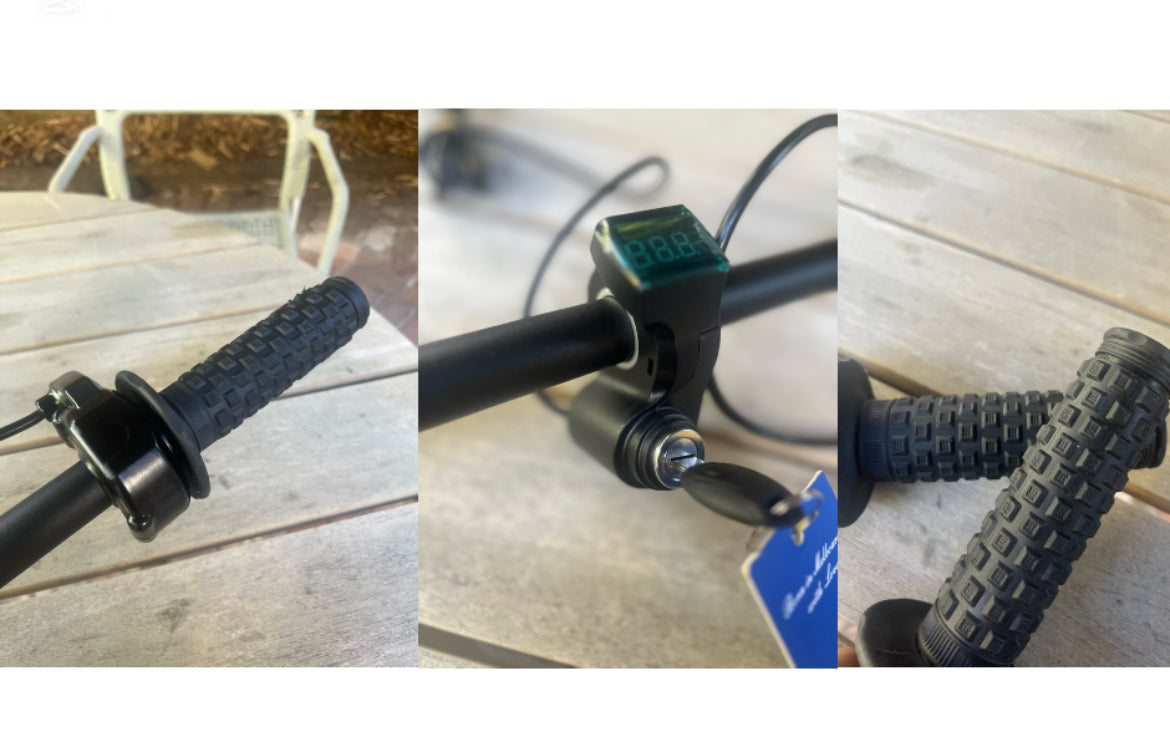 Surron throttle, Grips and key ignition Bundle